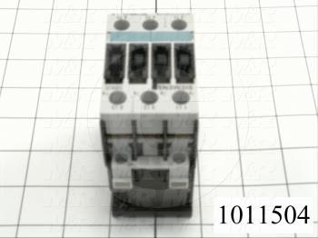 Contactor, 3 Poles, 120VAC Coil, 35A, 5 HP @ 3PH 200VAC, 575VAC, 10 HP @ 3PH 460VAC, Screw Terminal Connection