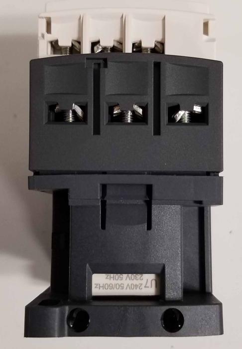 Contactor, 3 Poles, 230/240VAC Coil, 25A, 3 HP @ 3PH 200VAC, 1NO, 1NC Aux Contact