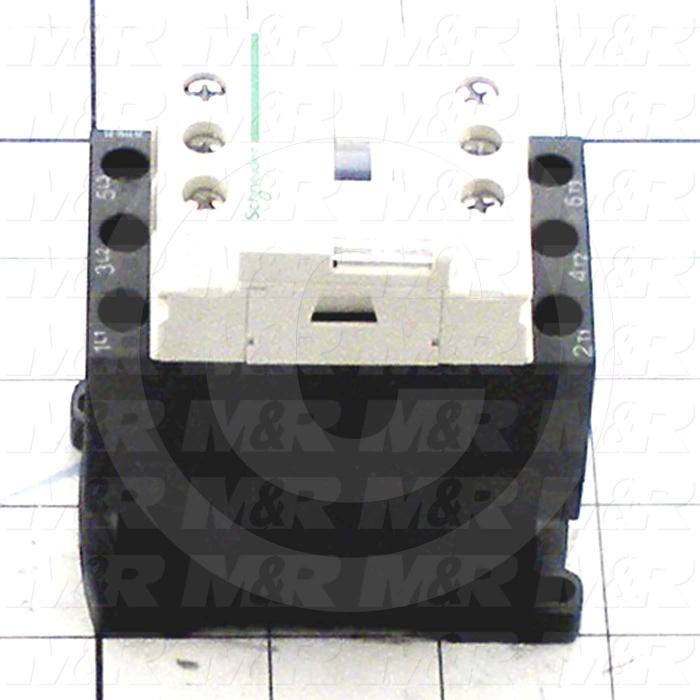 Contactor, 3 Poles, 230/240VAC Coil, 25A, 3 HP @ 3PH 200VAC, 1NO, 1NC Aux Contact