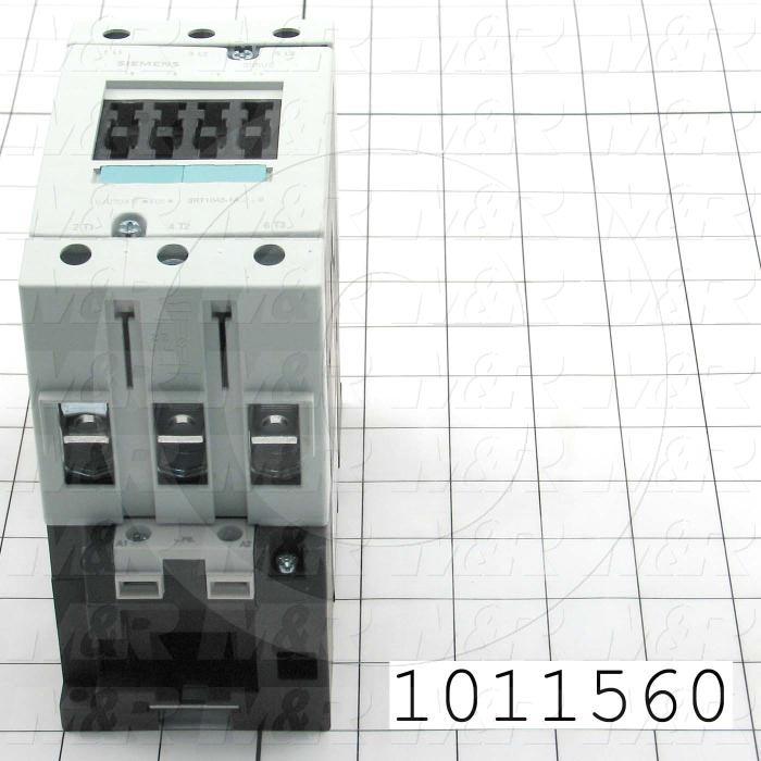 Contactor, 3 Poles, 240VAC Coil, 105A, 25 HP @ 3PH 200VAC, 575VAC, 60 HP @ 3PH 460VAC, Screw Terminal Connection