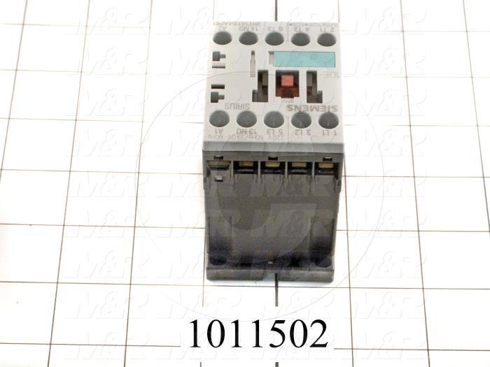 Contactor, 3 Poles, 240VAC Coil, 20A, 3 HP @ 3PH 200VAC, 575VAC, 7.5 HP @ 3PH 460VAC, 1 NC Contacts, Screw Terminal Connection