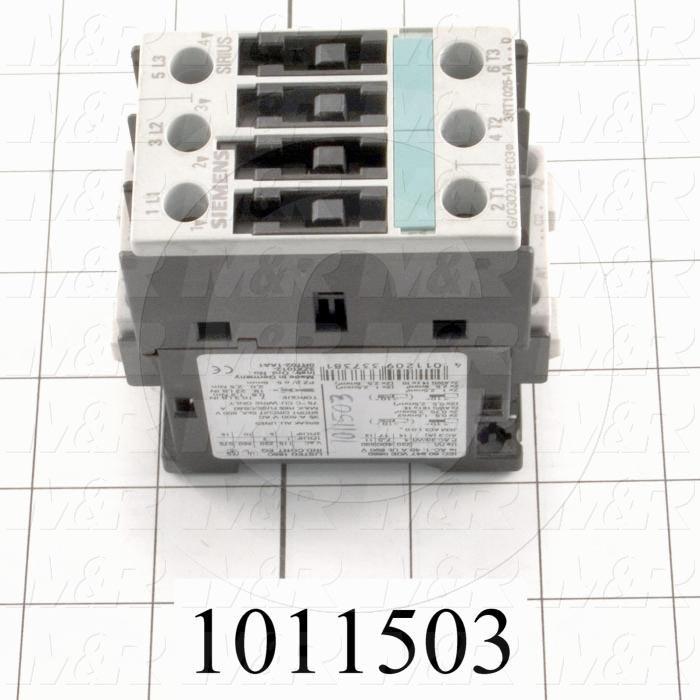 Contactor, 3 Poles, 240VAC Coil, 35A, 5 HP @ 3PH 200VAC, 575VAC, 10 HP @ 3PH 460VAC, Screw Terminal Connection
