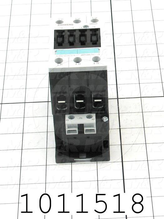 Contactor, 3 Poles, 240VAC Coil, 35A, 7.5 HP @ 3PH 200VAC, 575VAC, 15 HP @ 3PH 460VAC, Screw Terminal Connection