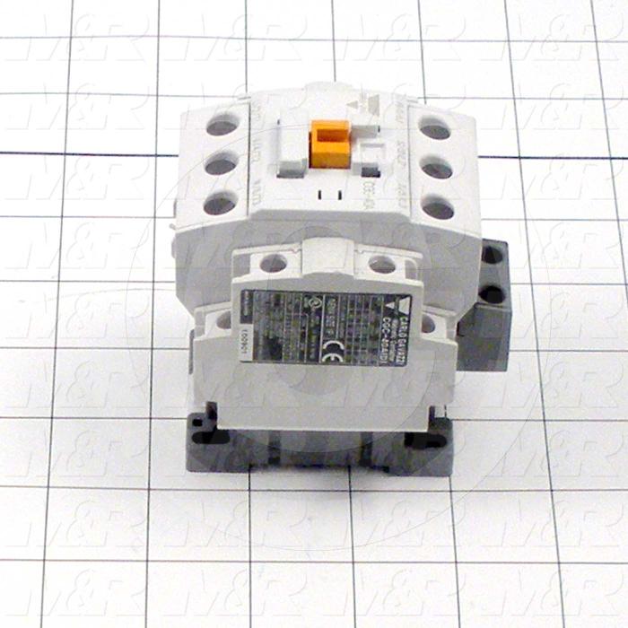 Contactor, 3 Poles, 240VAC Coil, 40A, 2 NO Contacts, 2 NC Contacts, Screw Terminal Connection