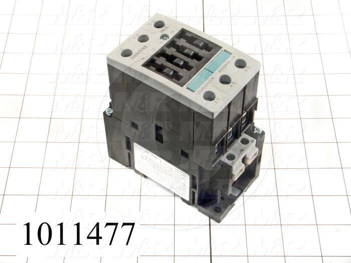 Contactor, 3 Poles, 240VAC Coil, 45A, 10 HP @ 3PH 200VAC, 575VAC, 25 HP @ 3PH 460VAC, Screw Terminal Connection