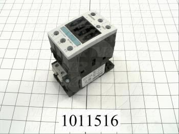 Contactor, 3 Poles, 240VAC Coil, 55A, 10 HP @ 3PH 200VAC, 575VAC, 30 HP @ 3PH 460VAC, Screw Terminal Connection