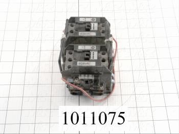 Contactor, 3 Poles, 24VAC Coil, 35A, 460VAC, Screw Terminal Connection