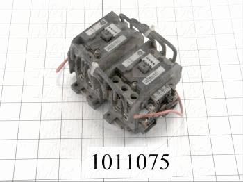 Contactor, 3 Poles, 24VAC Coil, 35A, 460VAC, Screw Terminal Connection