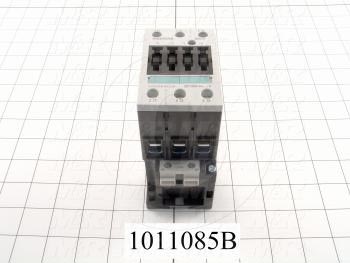 Contactor, 3 Poles, 24VAC Coil, 45A, 10 HP @ 3PH 200VAC, 575VAC, 25 HP @ 3PH 460VAC, Screw Terminal Connection