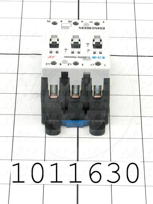 Contactor, 3 Poles, 24VDC Coil, 85A, 15 HP @ 3PH 200VAC, 575VAC, 30 HP @ 3PH 460VAC, Screw Terminal Connection