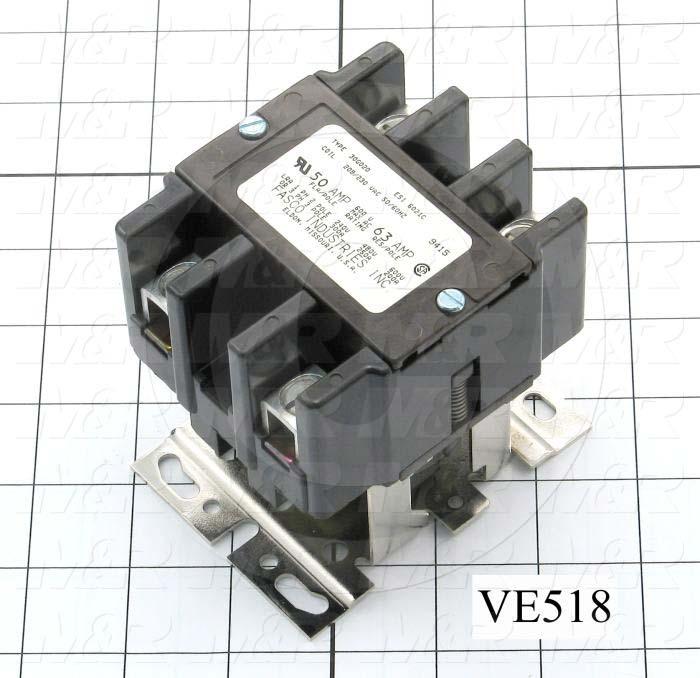 Contactor, 50A, 240VAC