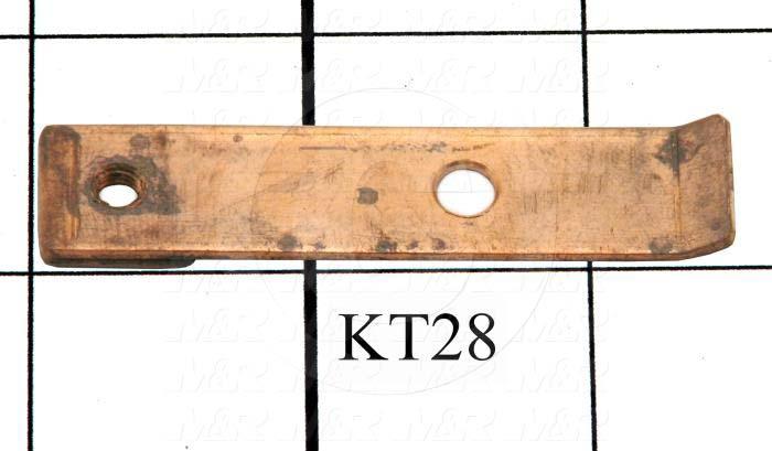 Contacts, Female Half, 0.50", 2.50", 0.063", Copper, Bus Bar, Used on Lamp Drawer Assembly