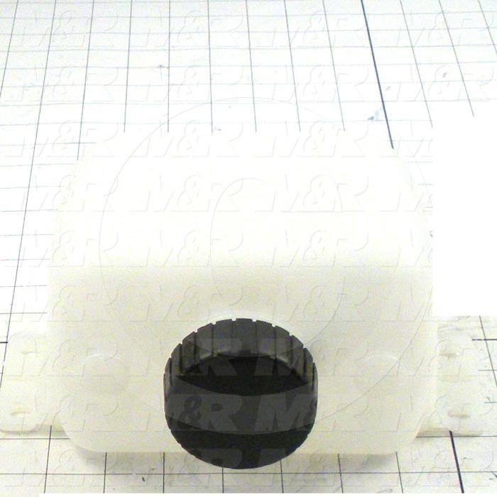 Containers, Bottles & Accessories, Multi-Purpose Tank, 8.00 in. Width, 4.50 in. Depth, 6.00 in. Height, 2 qt. Capacity, Clear Color, Includes Threaded Cup & Straight Fitting For 1/4" Hose