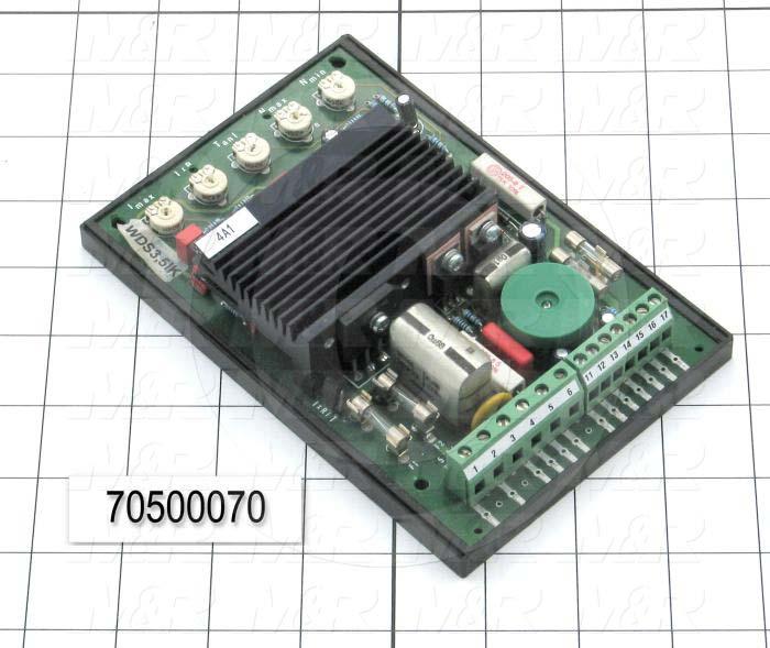 Control Board, Type WDS, Maximum Current 3.5A, With Dousing Motor Type KGOG 623, Used On Flocker