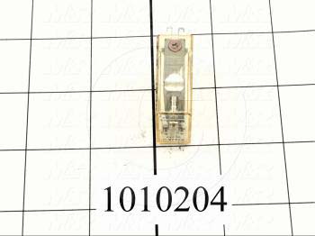 Control Relay, 2 Poles, 24VDC Coil Voltage, DPDT, 1A