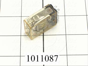Control Relay, 2 Poles, 24VDC Coil Voltage, DPDT