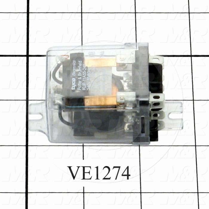 Control Relay, 240VAC Coil Voltage, DPDT