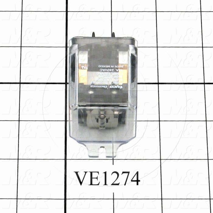 Control Relay, 240VAC Coil Voltage, DPDT