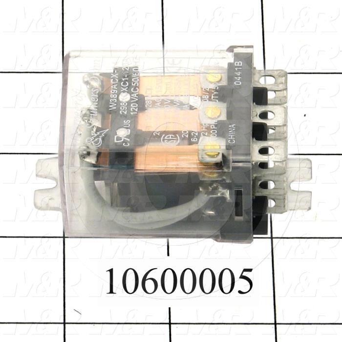 Control Relay, 3PDT, 20A, 120VAC