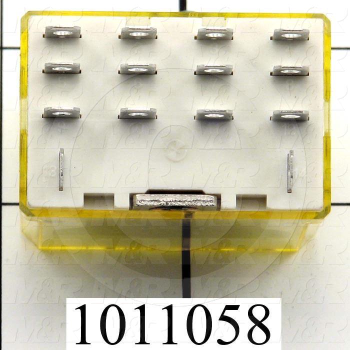 Control Relay, 4 Poles, 230VAC Coil Voltage, 4PDT, with Indicator Light, 10A, 230VAC