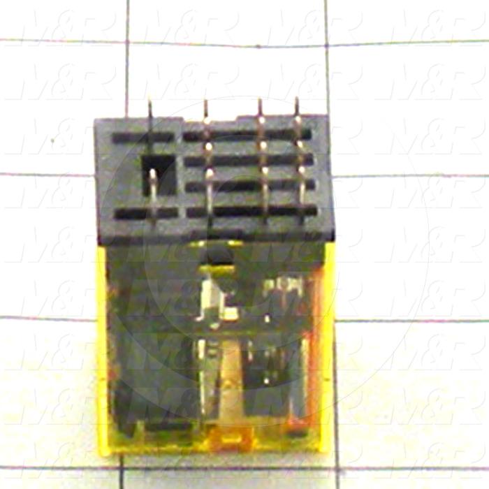 Control Relay, 4 Poles, 24VDC Coil Voltage, 4PDT, 1A