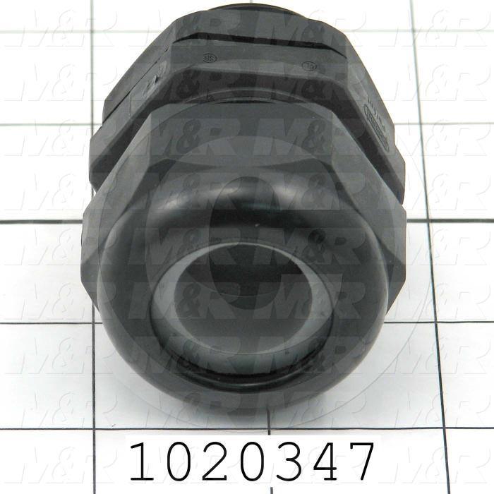 Cord Grip, Fitting, Straight, 0.71"-0.98" Cord Diameter Range, Nylon, 1" NPT