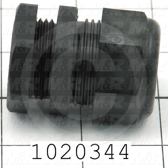 Cord Grip, Fitting, Straight, Nylon, 3/4" NPT