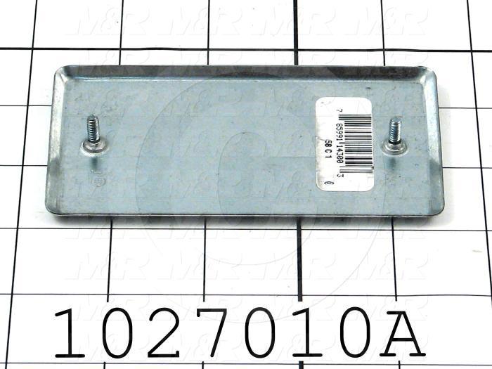Cover, For Junction Box, 2"x4"