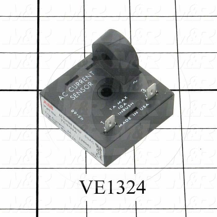 Current Sensor, 3-50VDC, Normally Open, 2A Actuate Current, 1A Steady, 10A Inrush