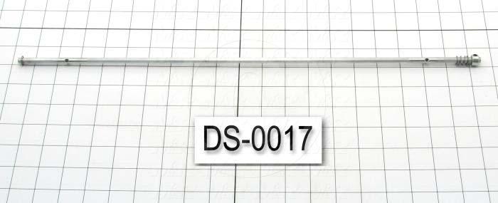 Curtain Rod, PACEMAKER # 06 Machine Name, 20.13" Overall Length, This Is A Assembly Notes