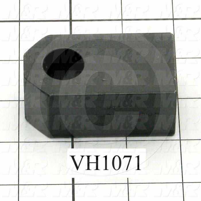 Cylinder Clevis, 3/4-16 Thread Size, 1.25 in. Width, 2.56" Length, 3/4" Pin Size