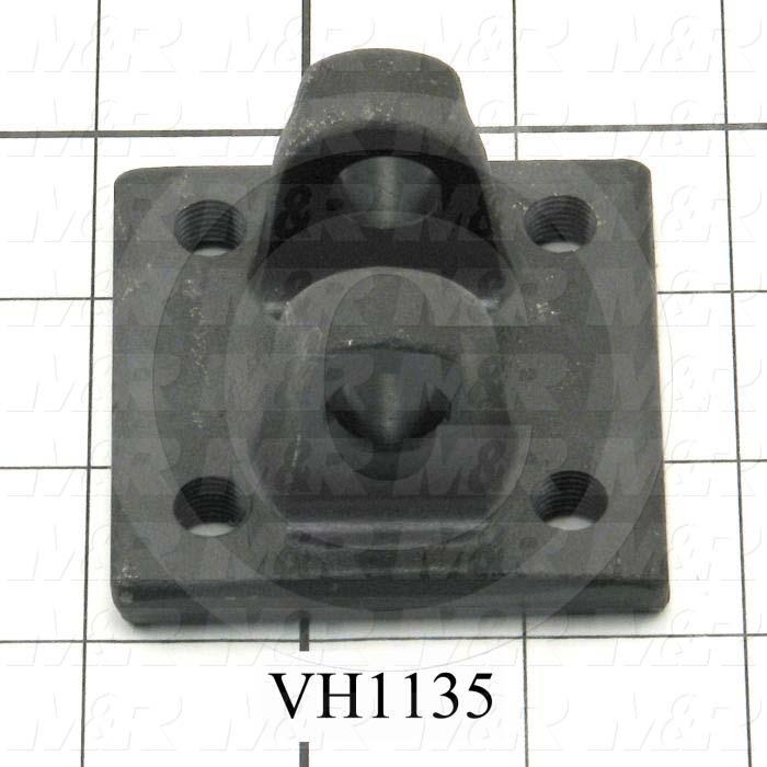 Cylinder Clevis, 3/8-24 Thread Size, 2.50 in. Width, 2.50" Length, 1/2" OD Pin Size