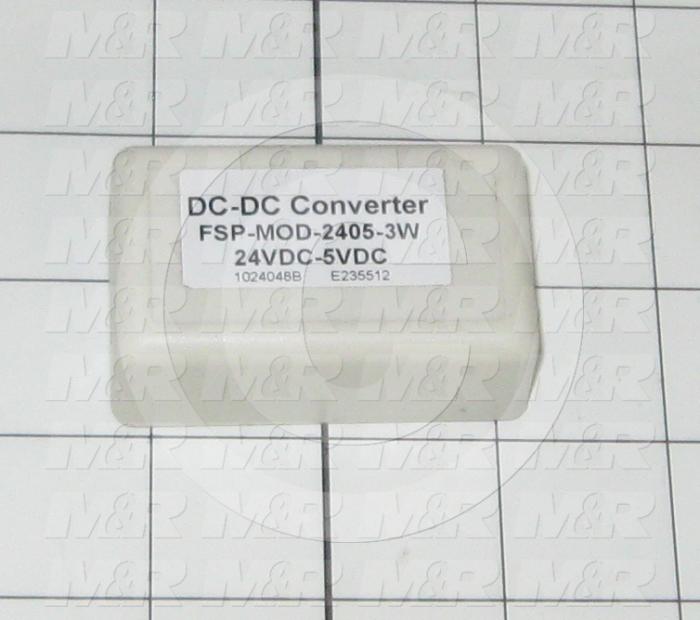 DC/DC Converter, 24VDC, 3W, 5VDC Output Voltage, 0.6A Output Current