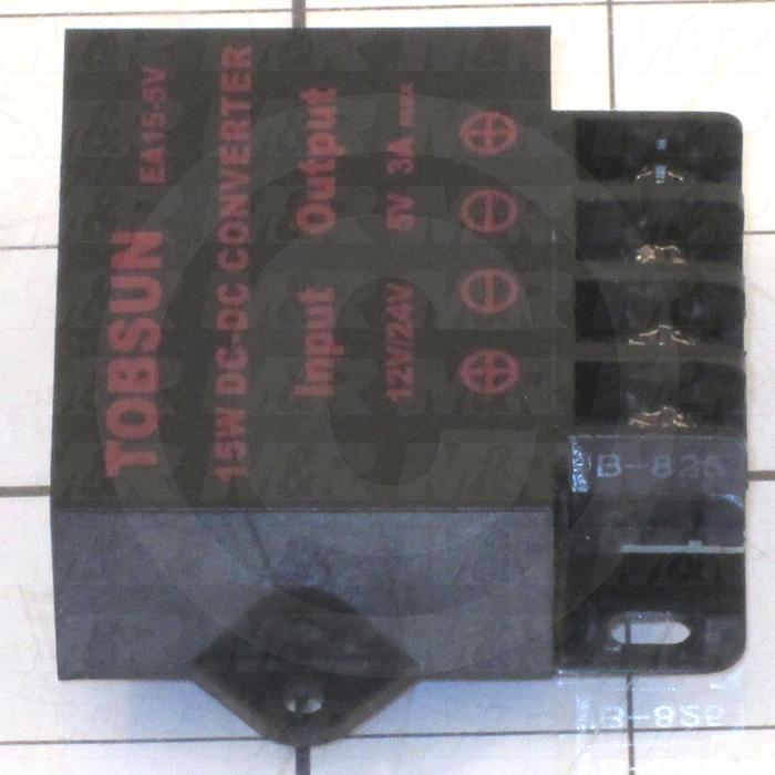 DC/DC Converter, 24VDC, 3W, 5VDC Output Voltage, 0.6A Output Current