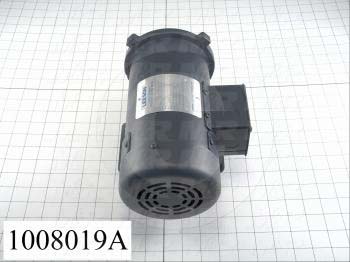 DC Motor, 1/2HP, 56C Frame, 1750 RPM, 90VDC, 5A