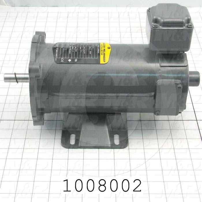 DC Motor, 1/3HP, 56C Frame, 1725 RPM, 90VDC, 3.2A