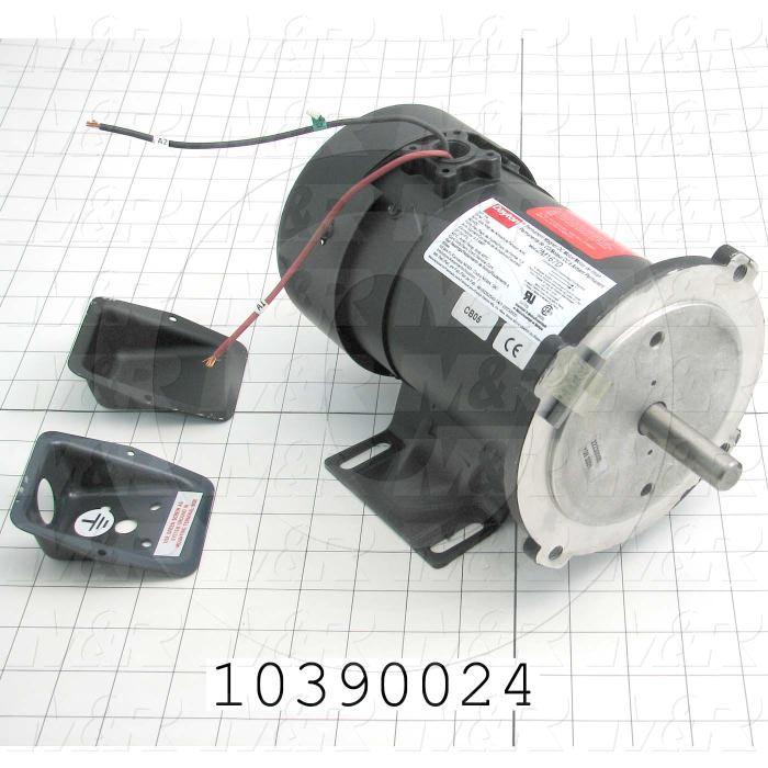 DC Motor, 1/4HP, 1725 RPM, 90VDC