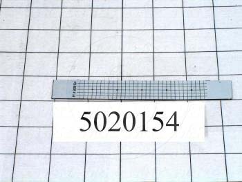 Decals & Documents, Registration Grid Label, 3/4" x 3/4" x 1/8" Size, Chrome Mylar