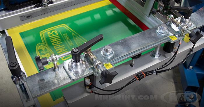 Enhanced micro-registration adjustments with visual guides compatible with M&amp;R’s Tri-Loc&reg; and Tri-Sync Rapid Registration Systems