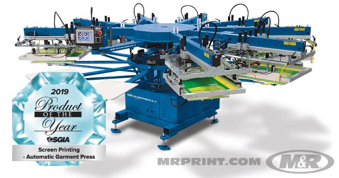 DIAMONDBACK E&trade; Automatic Screen Printing Press