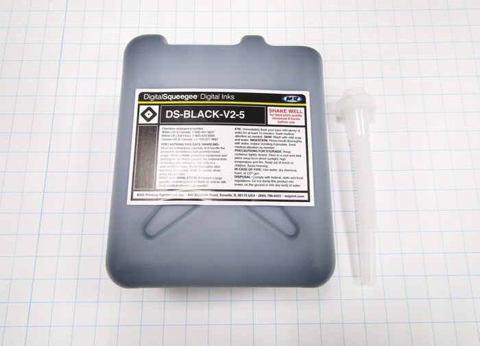 Digital Squeegee (DS) - Hybrid, M&R Brand, 1 Liter Size, Digital Squeegee Black Ink v2