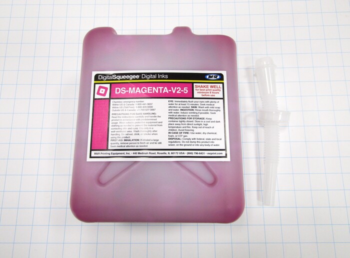 Digital Squeegee (DS) - Hybrid, M&R Brand, 1 Liter Size, Digital Squeegee Magenta Ink Ver. 2
