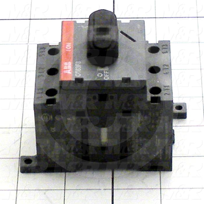 Disconnect Switch, 600VAC, 63A, 3 Poles