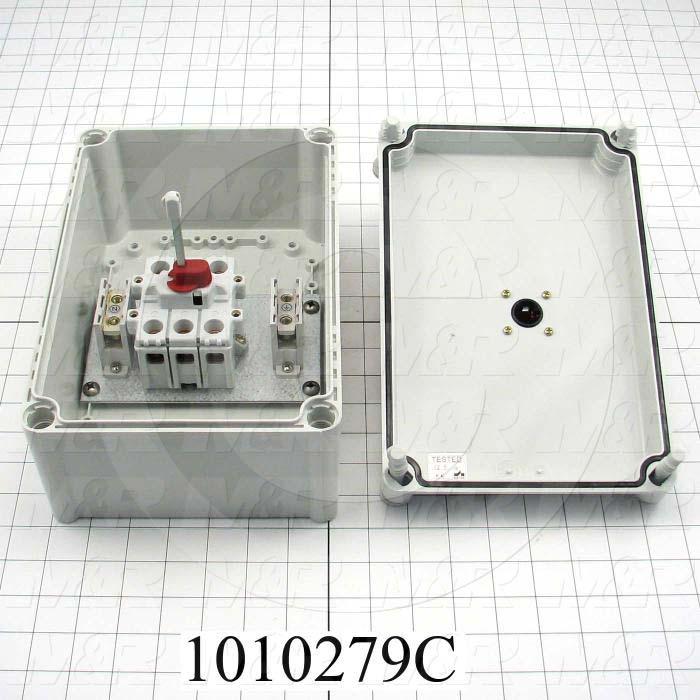 Disconnect Switch, Enclosed, Non Fusible, 600VAC, 125A, 1pole