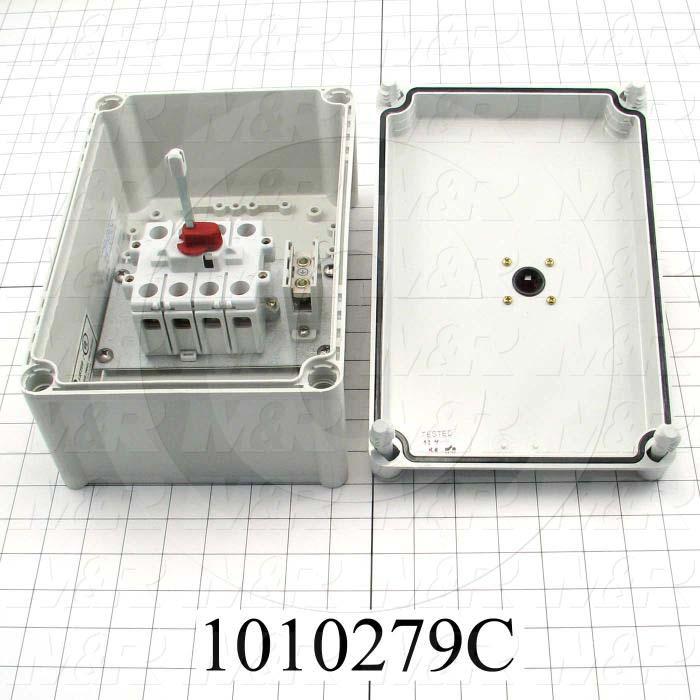 Disconnect Switch, Enclosed, Non Fusible, 600VAC, 125A, 1pole