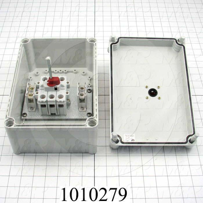 Disconnect Switch, Enclosed, Non Fusible, 600VAC, 125A, 1pole