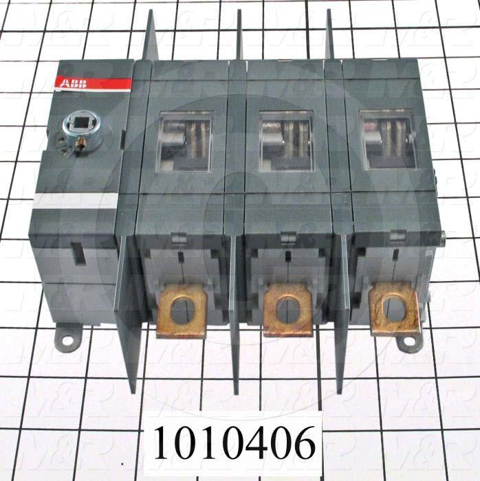 Disconnect Switch, Full Assembly, 600VAC, 200A, 3 Poles
