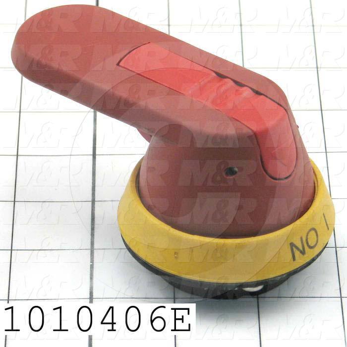 Disconnect Switch Handle, Pistol, 6mm Shaft