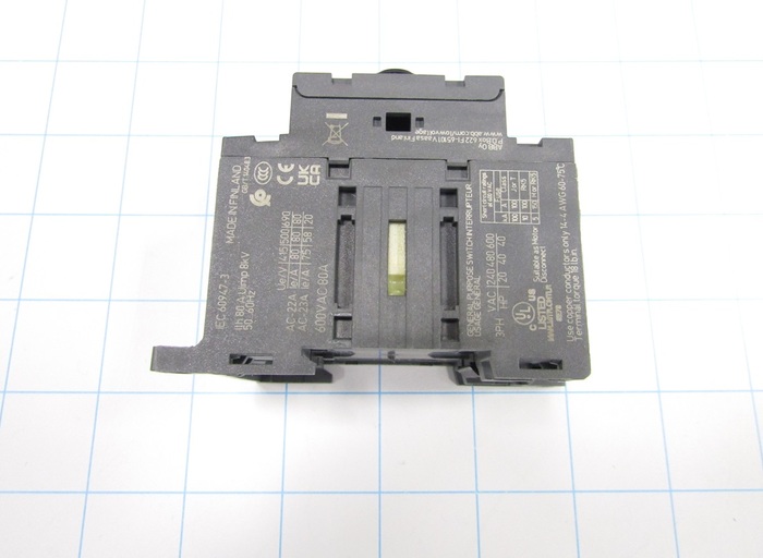 Disconnect Switch, Non Fusible, 600VAC, 80A, 3 Poles