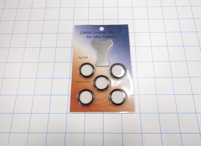 Discs and Rollers, Description Transducer White Disc, Diameter 20 mm